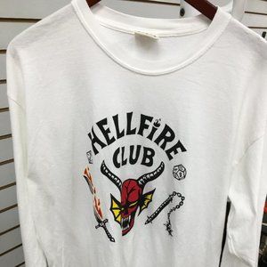 Netflix Hellfire Long Sleeve Large Shirt NWT